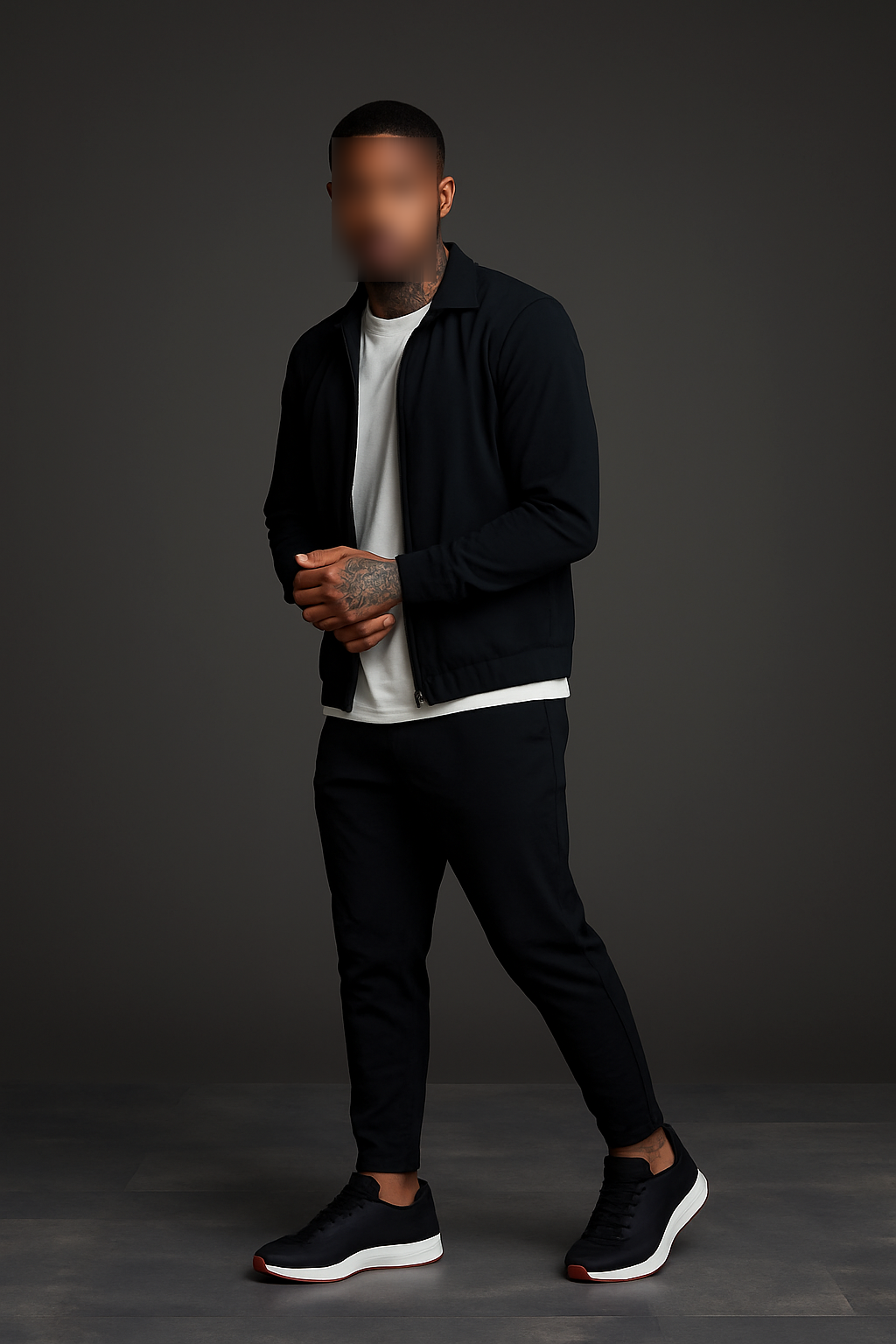 BLACK UTILITY SUIT