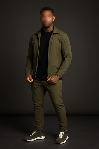 OLIVE UTILITY SUIT