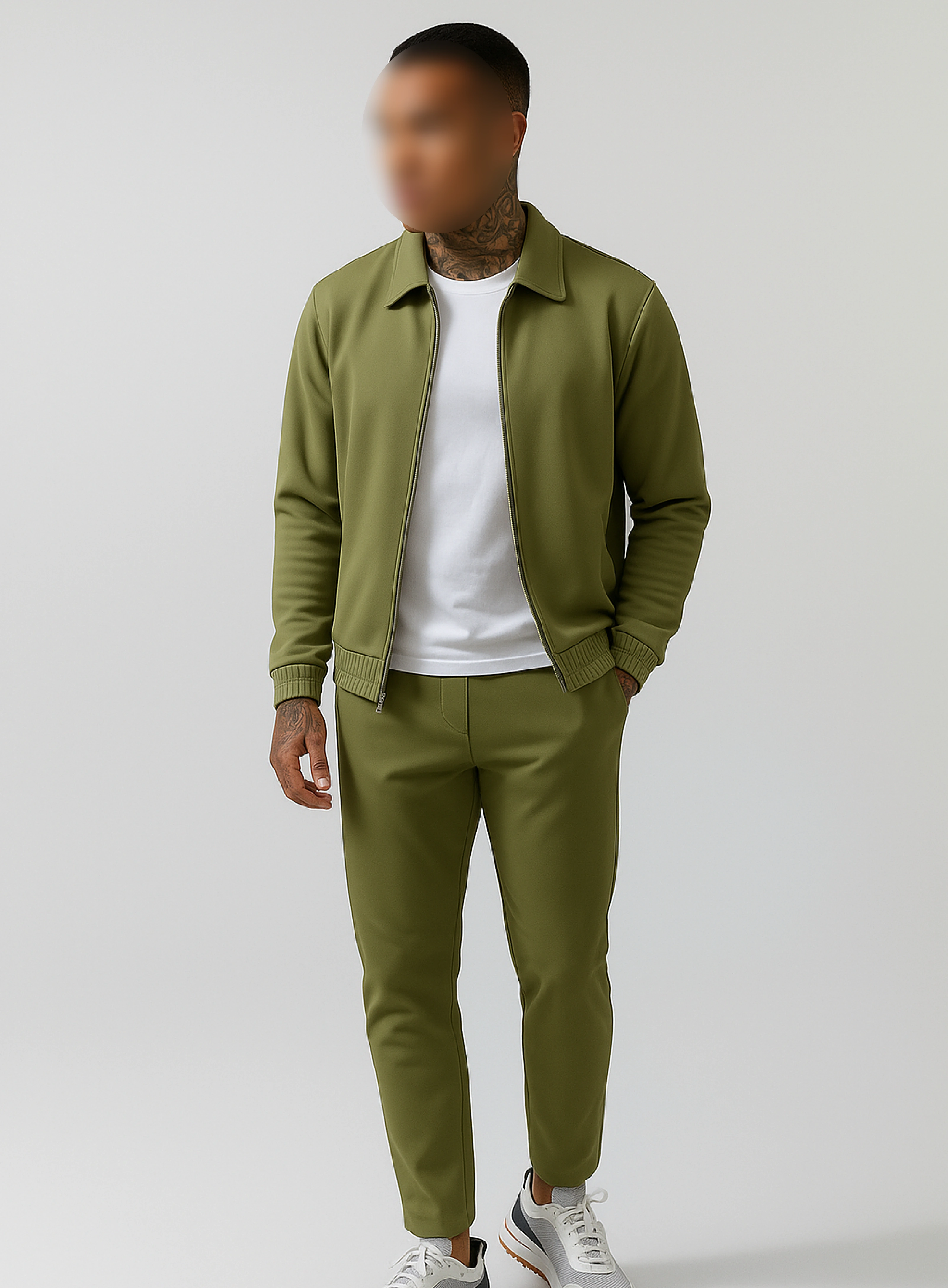 OLIVE UTILITY SUIT